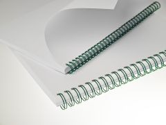 Renz Wirepack 2:1 A5 Green 1/4" Wire Binding Elements