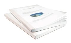 Bindomatic Aquarelle White Starter Kit 20 Assorted Thermal Binding Covers A4